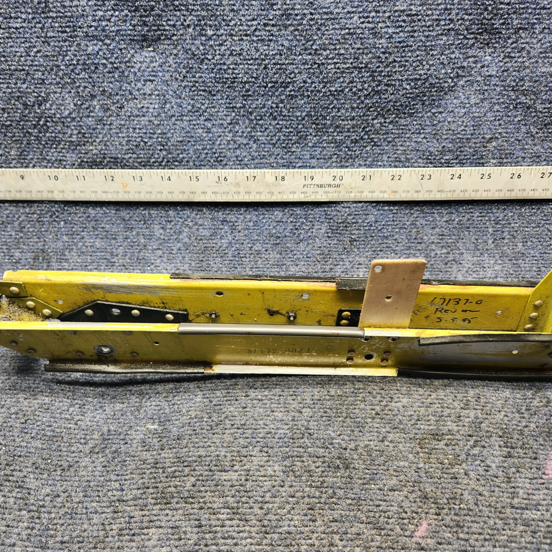 Used aircraft parts for sale, 89300-002 PIPER PA28-161 Warrior III BRAKE CHANNEL ASSEMBLY