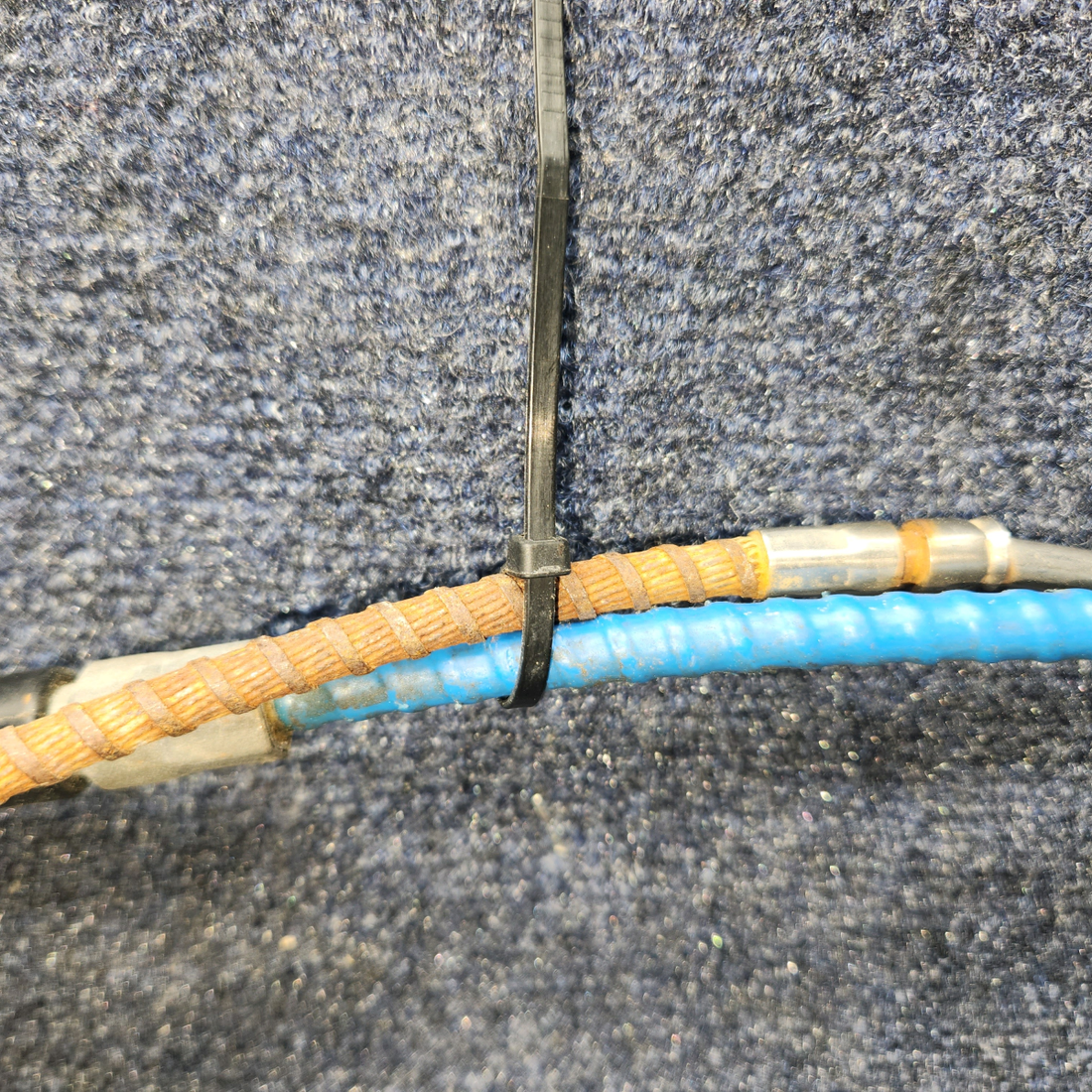Used aircraft parts for sale, 565-580-004 Cessna 172RG Vernier Prop Pitch Cable Control 60"