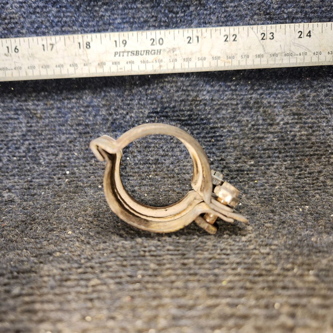 Used aircraft parts for sale, 0550176-50 Cessna 172E Exhaust Clamp Assy