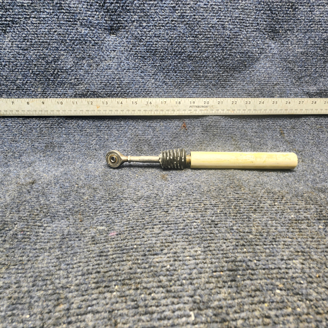 Used aircraft parts for sale, 35-825160-602 Beechcraft F33A NOSE WHEEL STEERING LINK ASSEMBLY- MINUS ONE ROD END