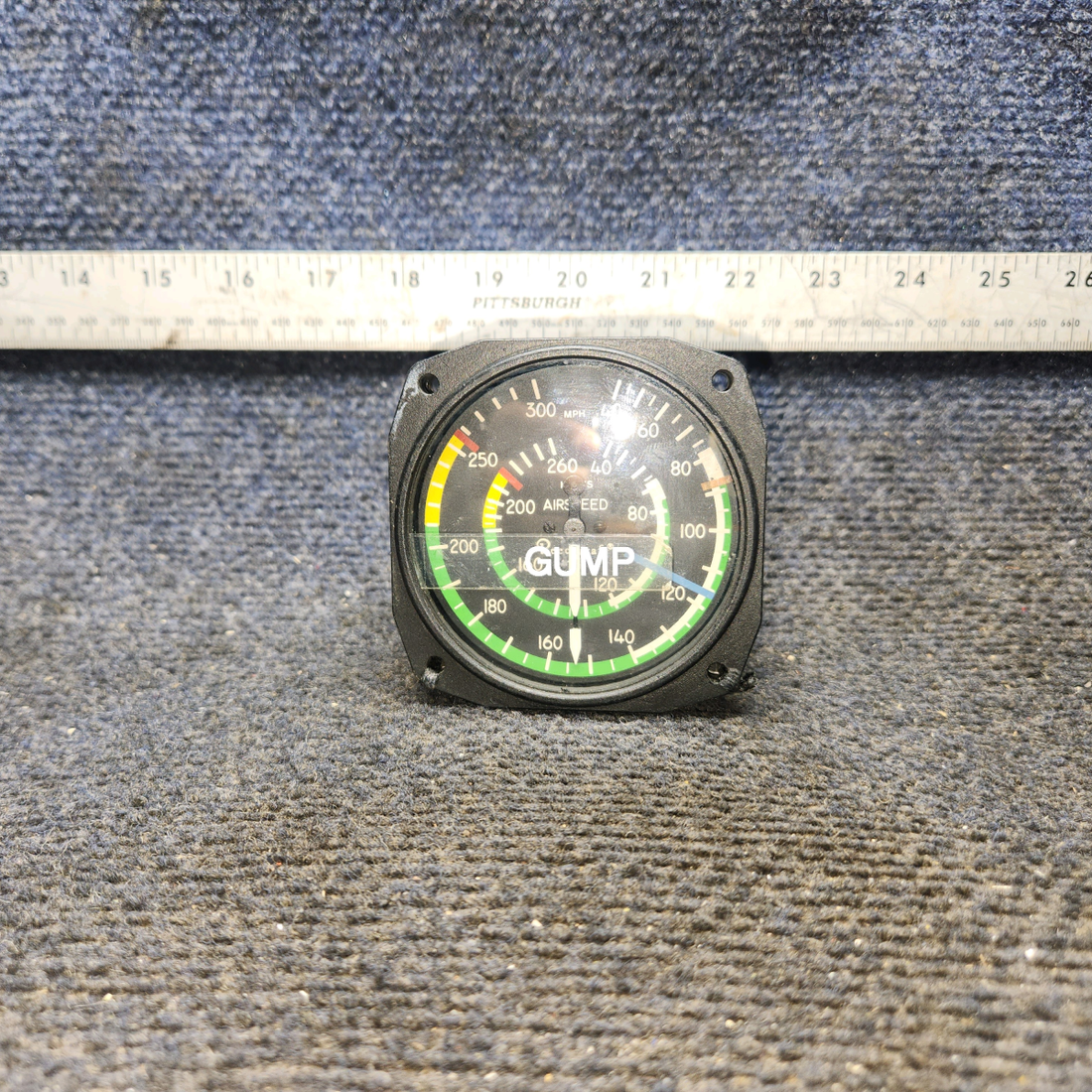Used aircraft parts for sale, 1420-1AE-A1 Bendix C-14 Beechcraft 95-B55 Airspeed Indicator