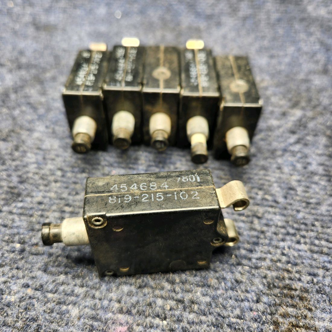 Used aircraft parts for sale, 819-215-102 Wood Electric Piper PA-28T AMF BREAKER15 AMP " PRICE PER EACH"