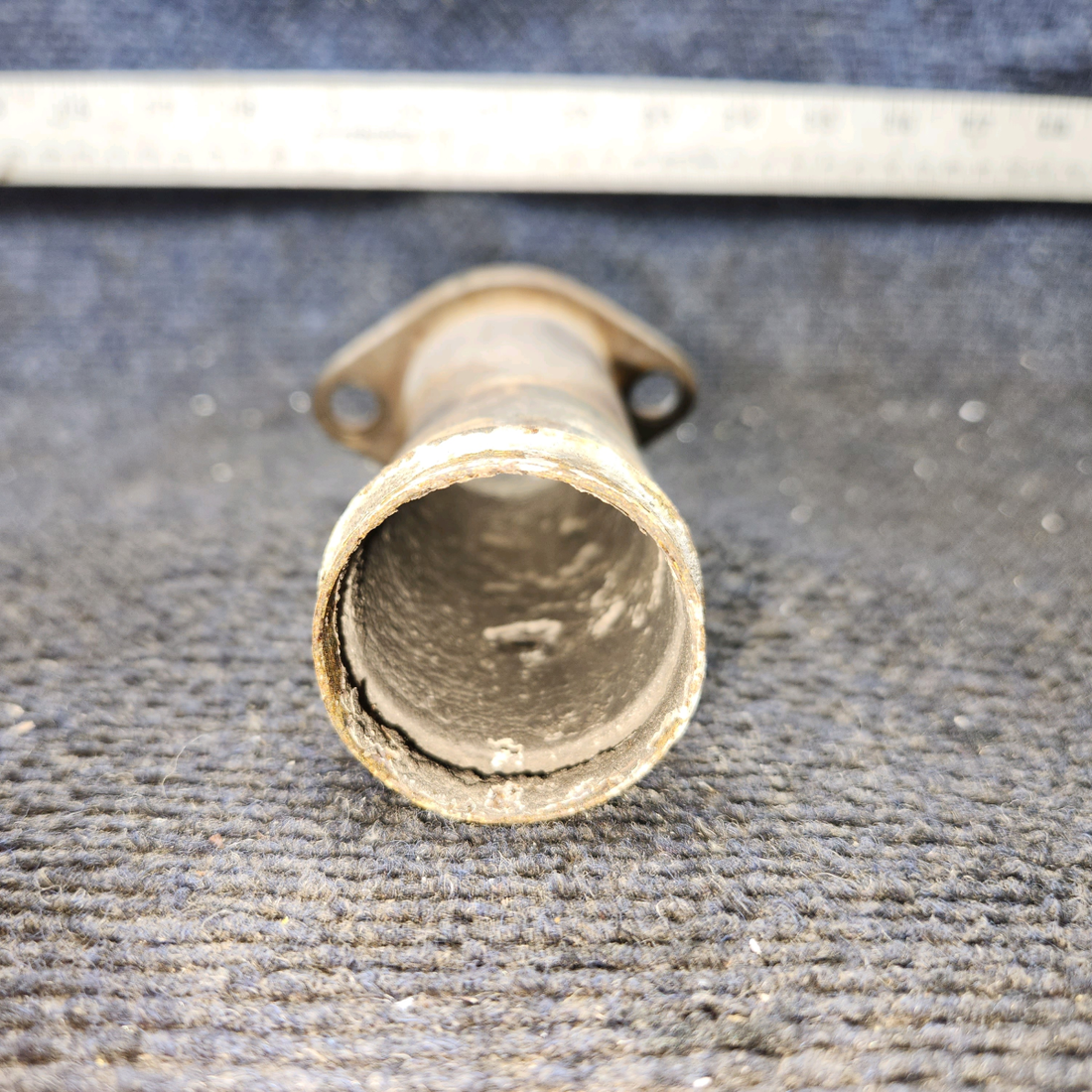 Used aircraft parts for sale, 0550176-57 Cessna 172E Exhaust Curved Riser