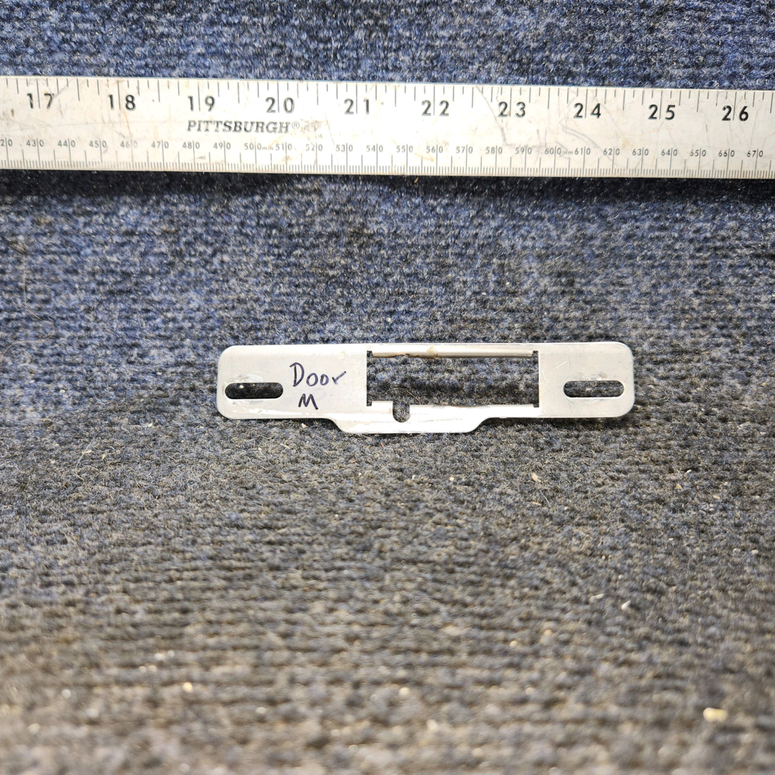 Used aircraft parts for sale, 79234-000 Piper PA28-161 Cabin Door Latch Plate