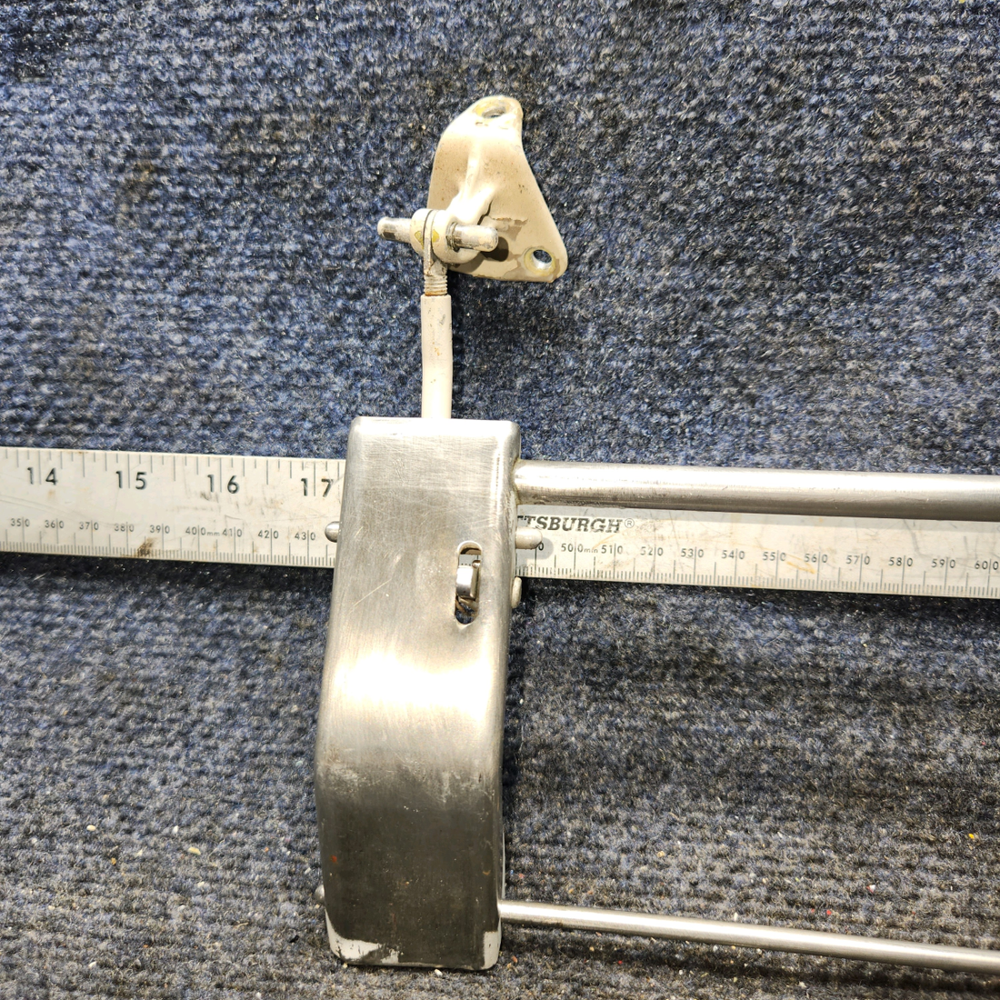 Used aircraft parts for sale, 35-415312-1 BEECHCRAFT F35 Cabin Window Handle Assembly with Pin, Support, and Linkages - LH