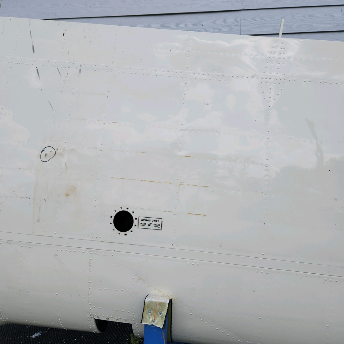 Used aircraft parts for sale, 35-115300 SA320 BEECHCRAFT F35 LH WING ASSEMBLY-OR IS SOLD IN PARTS