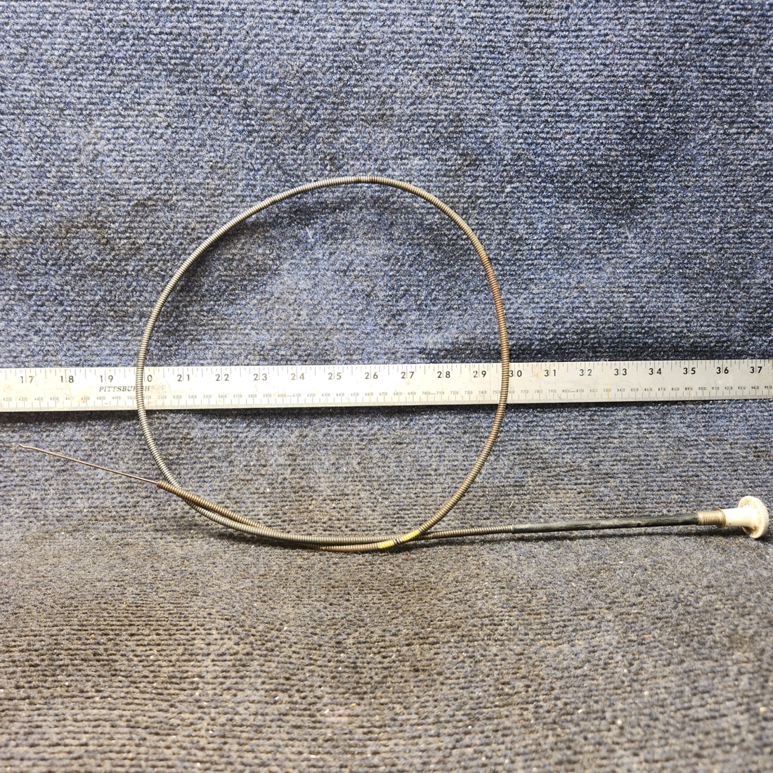 Used aircraft parts for sale, S1239-15 Cessna 172F Cabin Heat Control Cable (Length: 46”)