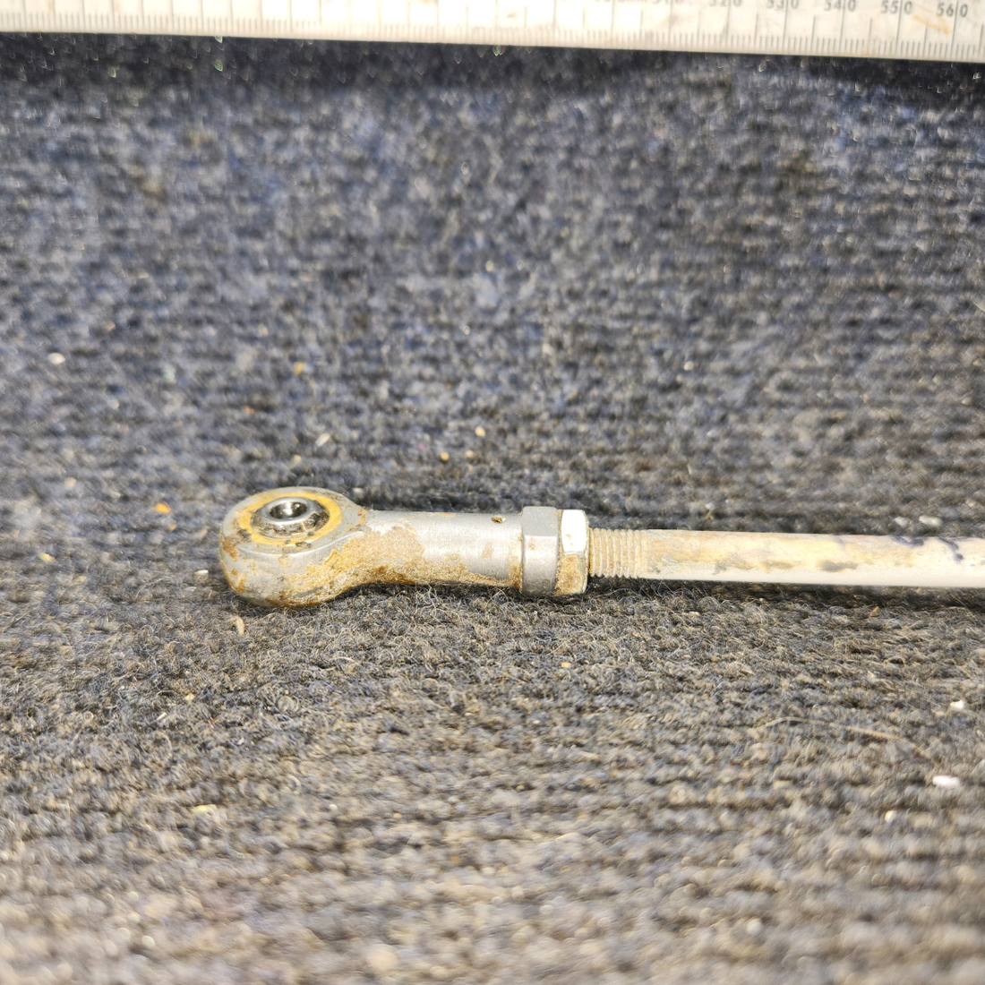 Used aircraft parts for sale, 0523537 Cessna 182G Flap Push-Pull Rod Assembly
