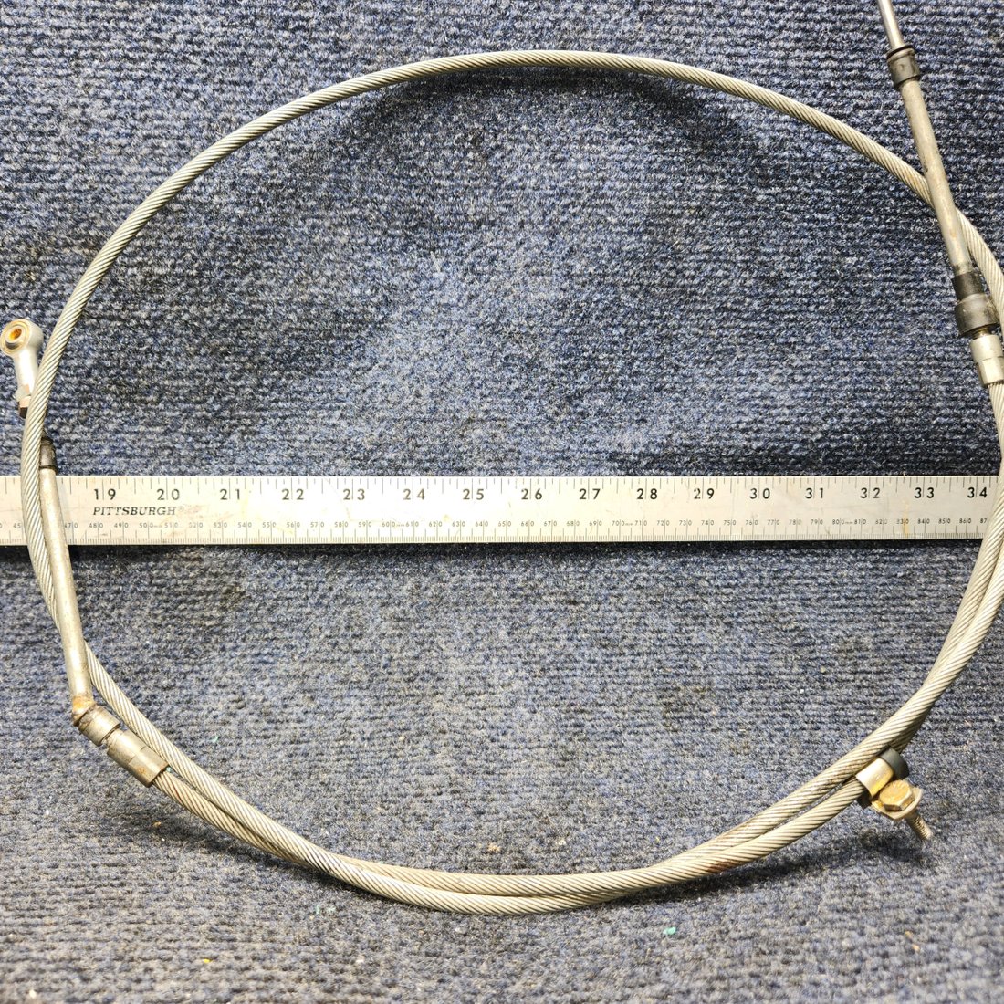 Used aircraft parts for sale, PS50146-13-10 PIPER PA28RT-201 Mixture Cable - Length 72"-  Price per Each