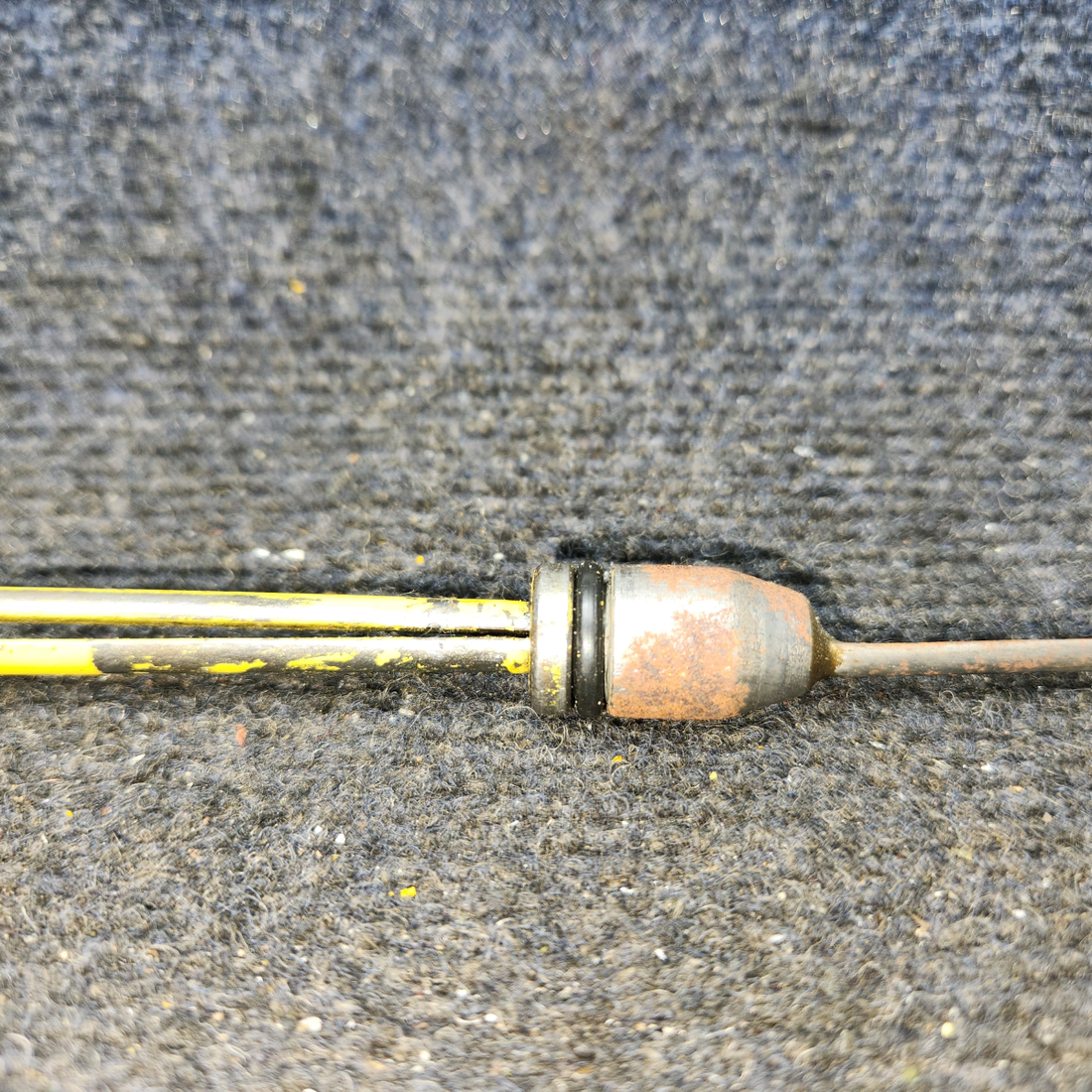 Used aircraft parts for sale, 627070 Continental O-200, O-300 Cessna C175 Oil Dipstick – 10-Quart Capacity