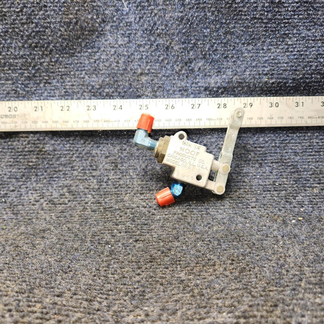 Used aircraft parts for sale, A53T3 Hoof BEECHCRAFT 95-55B Parking Brake Valve