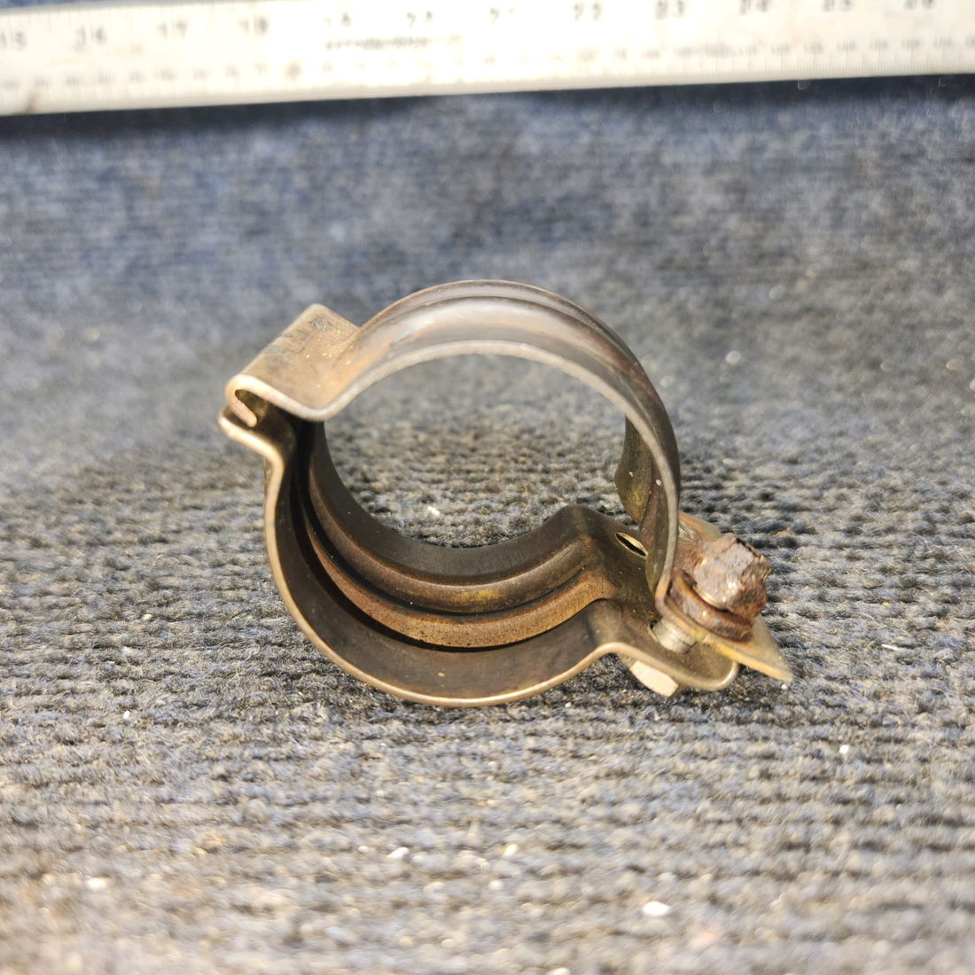 Used aircraft parts for sale, 0550176-50 Continental O-300-D Cessna 172F Exhaust Clamp Assy