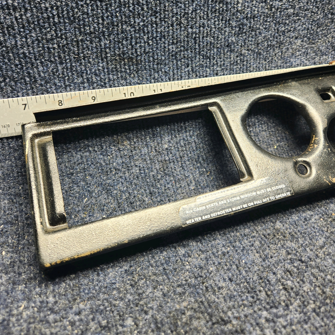 Used aircraft parts for sale, 69817-03 Piper PA32RT-300 LOWER LEFT INSTRUMENT PANEL COVER