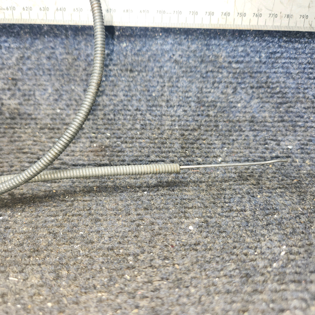 Used aircraft parts for sale, S1239-11 cessna 150G Cabin Heat Control Cable – 35 in