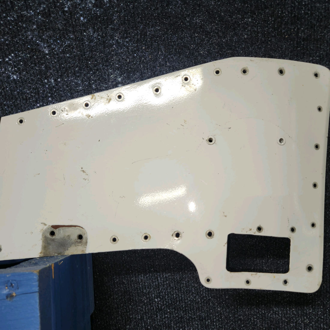 Used aircraft parts for sale, 0513007-4 Cessna 172E Doorpost Bulkhead Skin RH