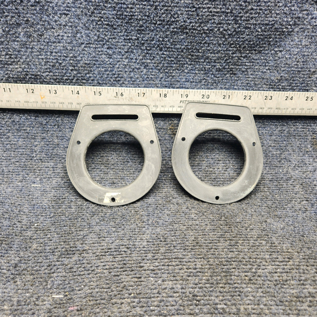 Used aircraft parts for sale, 65735-019 Piper Pa28-161 AIR VENT FLANGE (BLACK) "SET OF TWO"