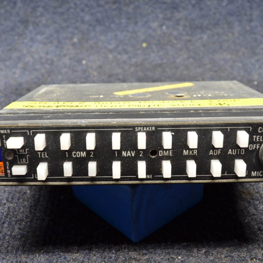 Used aircraft parts for sale, 066-1055-03 Cessna C175 KMA 24 BENDIX KING AUDIO PANEL SPEAKER AUDIO DOES NOT WORK "NO RETURN"