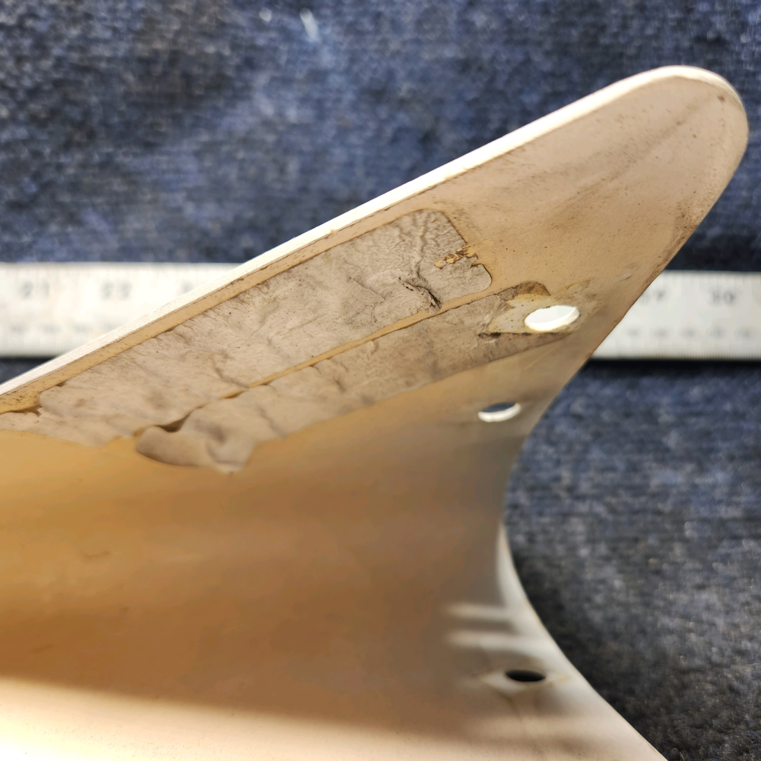 Used aircraft parts for sale, 63517-000 PIPER PA28-140 Vertical Stabilizer Fin Fairing