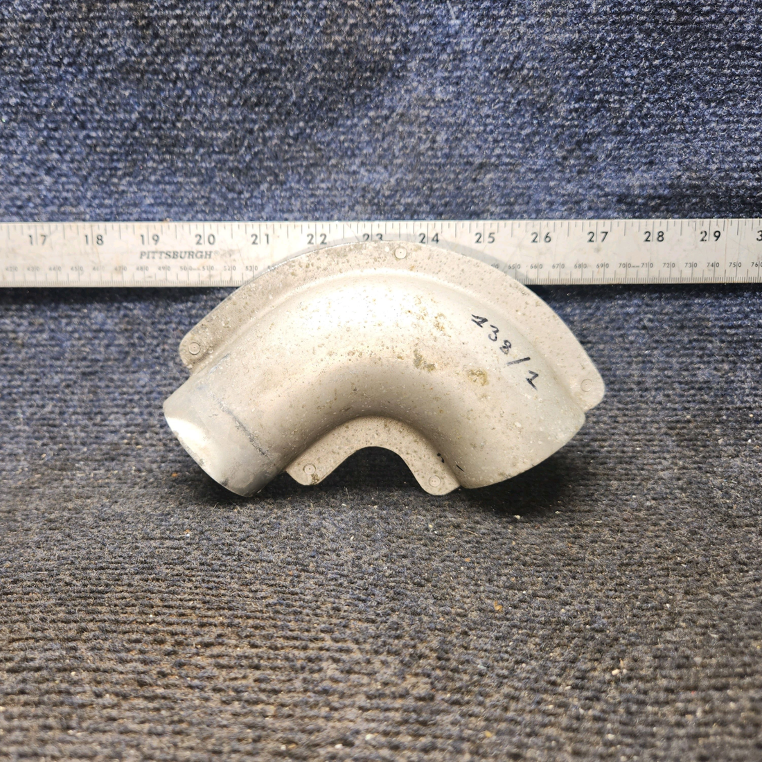 Used aircraft parts for sale, 0413233 Cessna 172E Cabin Air Vent Elbow