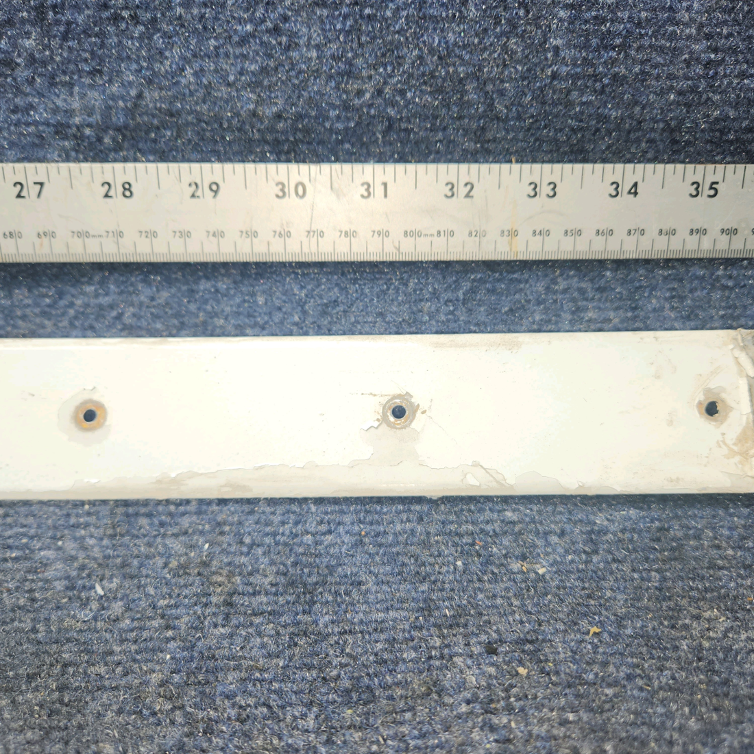 Used aircraft parts for sale, 63070-007 Piper PA28-140 Trim Strip Windshield Center