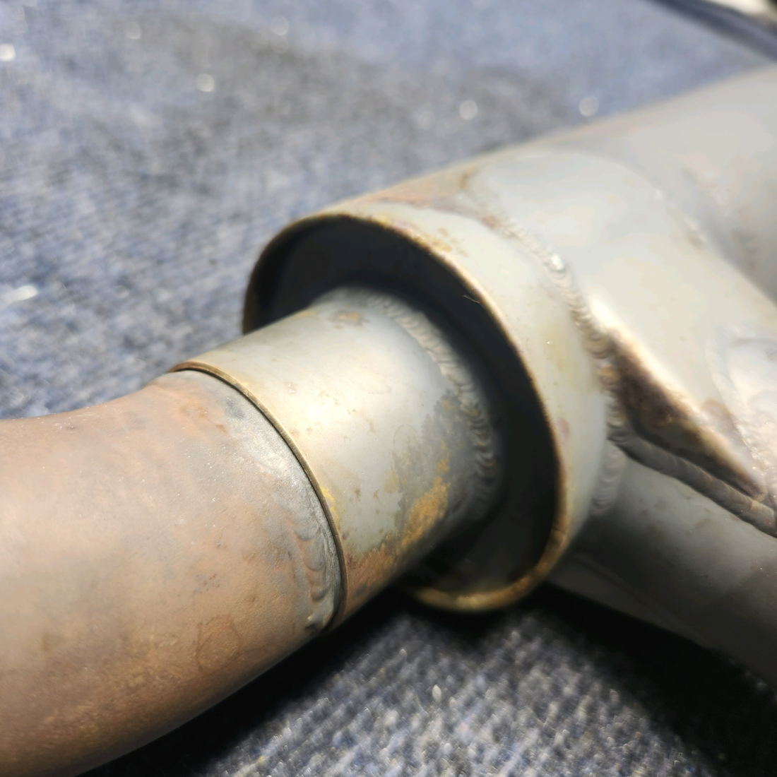 Used aircraft parts for sale, 35302-003 / 35301-000 / 62232-000 PIPER PA28-161 Warrior III REAR EXHAUST MUFFLER W EXHAUST STACKS