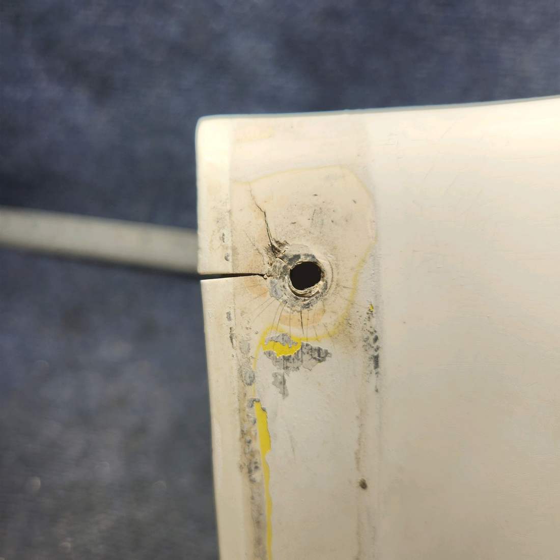 Used aircraft parts for sale, 169-440013-11 Beechcraft A23A Musketeer Custom III DORSAL FIN. "SOME CRACK IN HOLES - SEE PHOTOS"