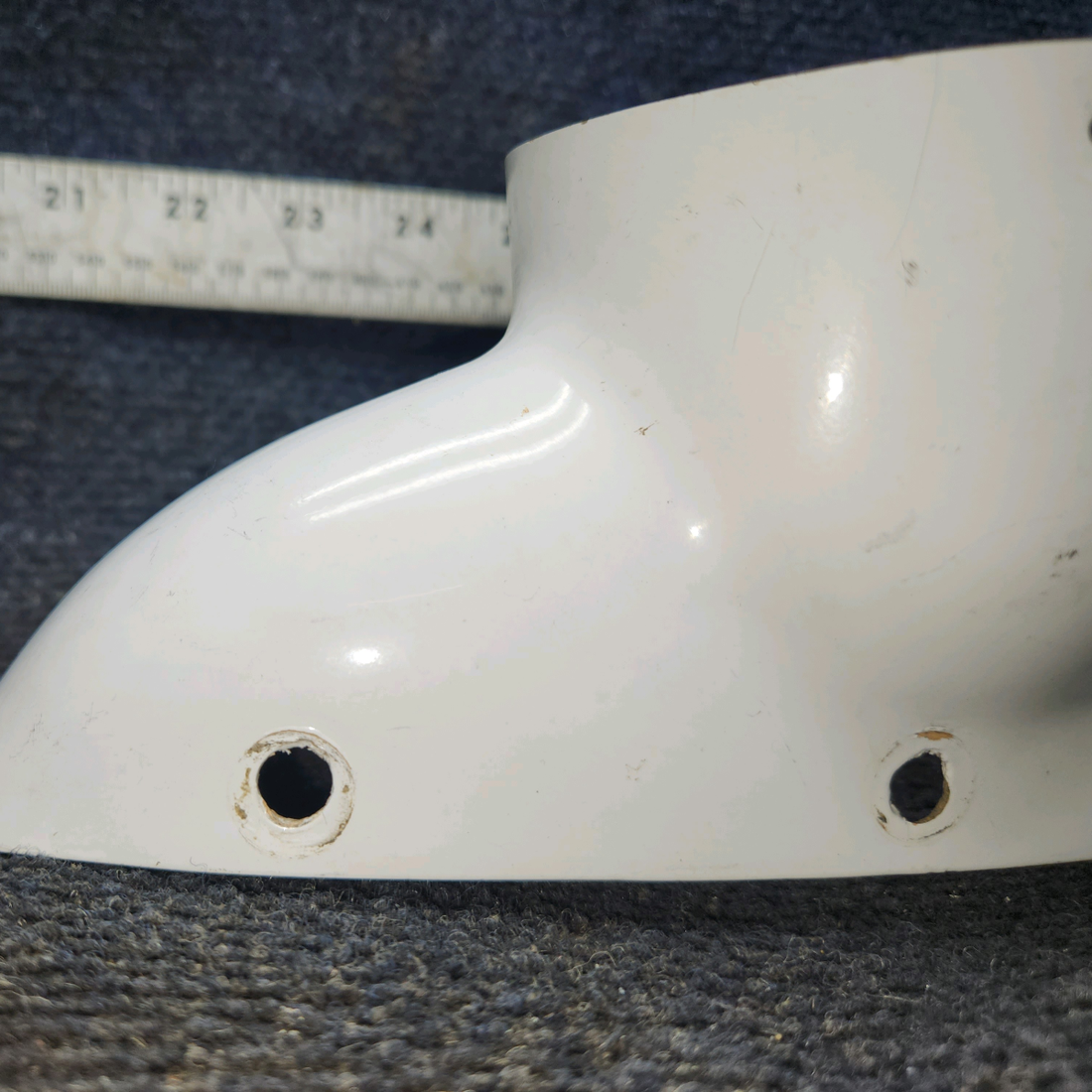 Used aircraft parts for sale, 63514-006 PIPER PA28-140 Tip Vertical Fin For Rotating Beacon