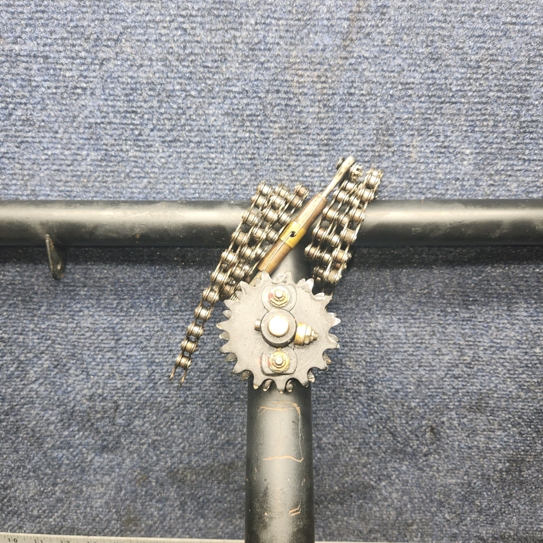 Used aircraft parts for sale, 62019-003 Piper PA28-140 Control Column Assy NO Joints