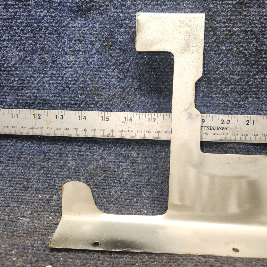 Used aircraft parts for sale, 0513057-1 Cessna 172E Rudder Bar Shield LH