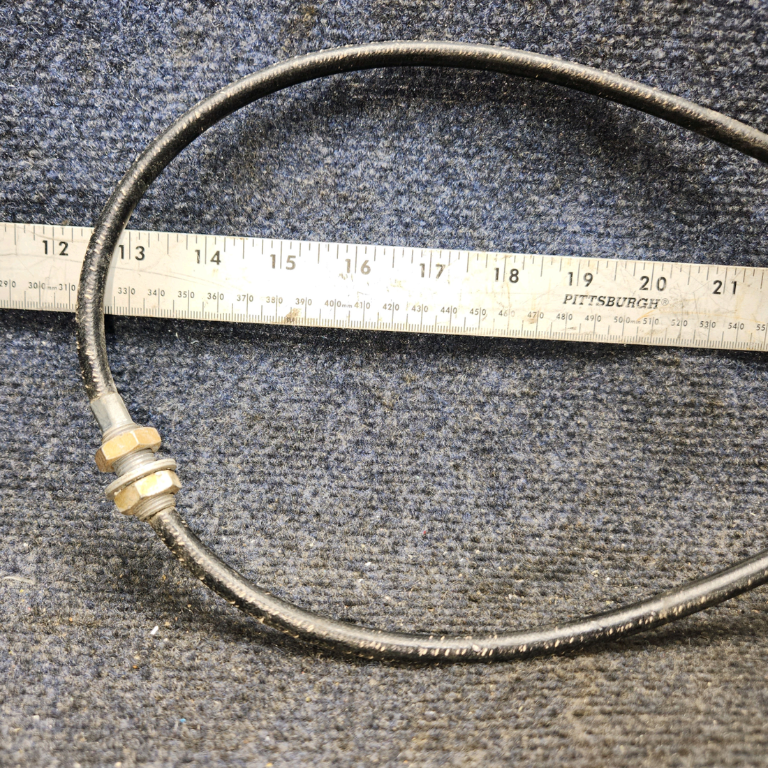 Used aircraft parts for sale, 253-001-1 Mooney M20C Throttle Control Cable (41 1/2")