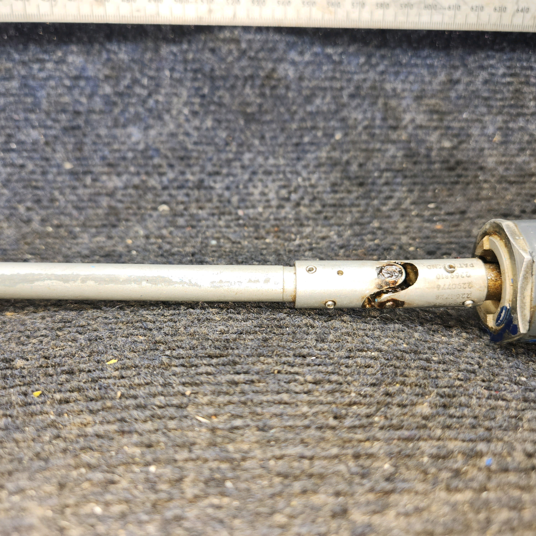 Used aircraft parts for sale, 45-524565-3 Beechcraft 35-33 Elevator Trim Tab Actuator Assembly – LH