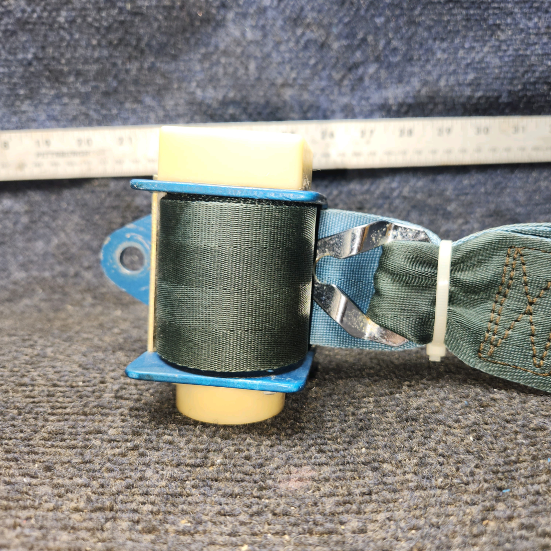 Used aircraft parts for sale, 7360191-405 America Safety Beechcraft C23 SUNDOWNER Inertia Reel Seatbelt Assembly