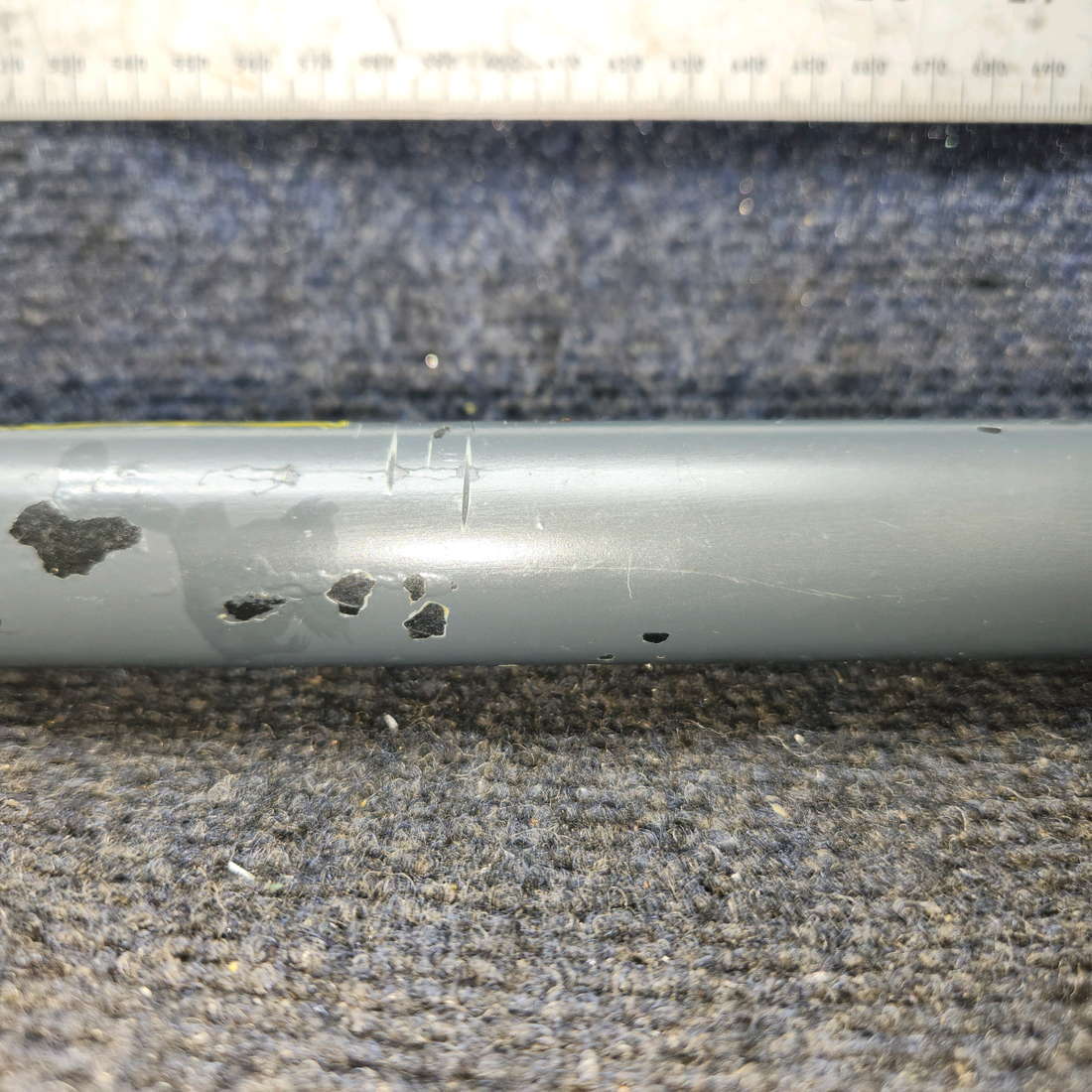 Used aircraft parts for sale, 75736 Lycoming O-320-E2A PIPER PA28-140 Tube Oil Level 11 9/16"