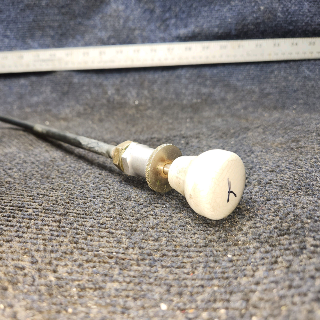 Used aircraft parts for sale, S1222-7 Cessna 172E Throttle Cable 46"