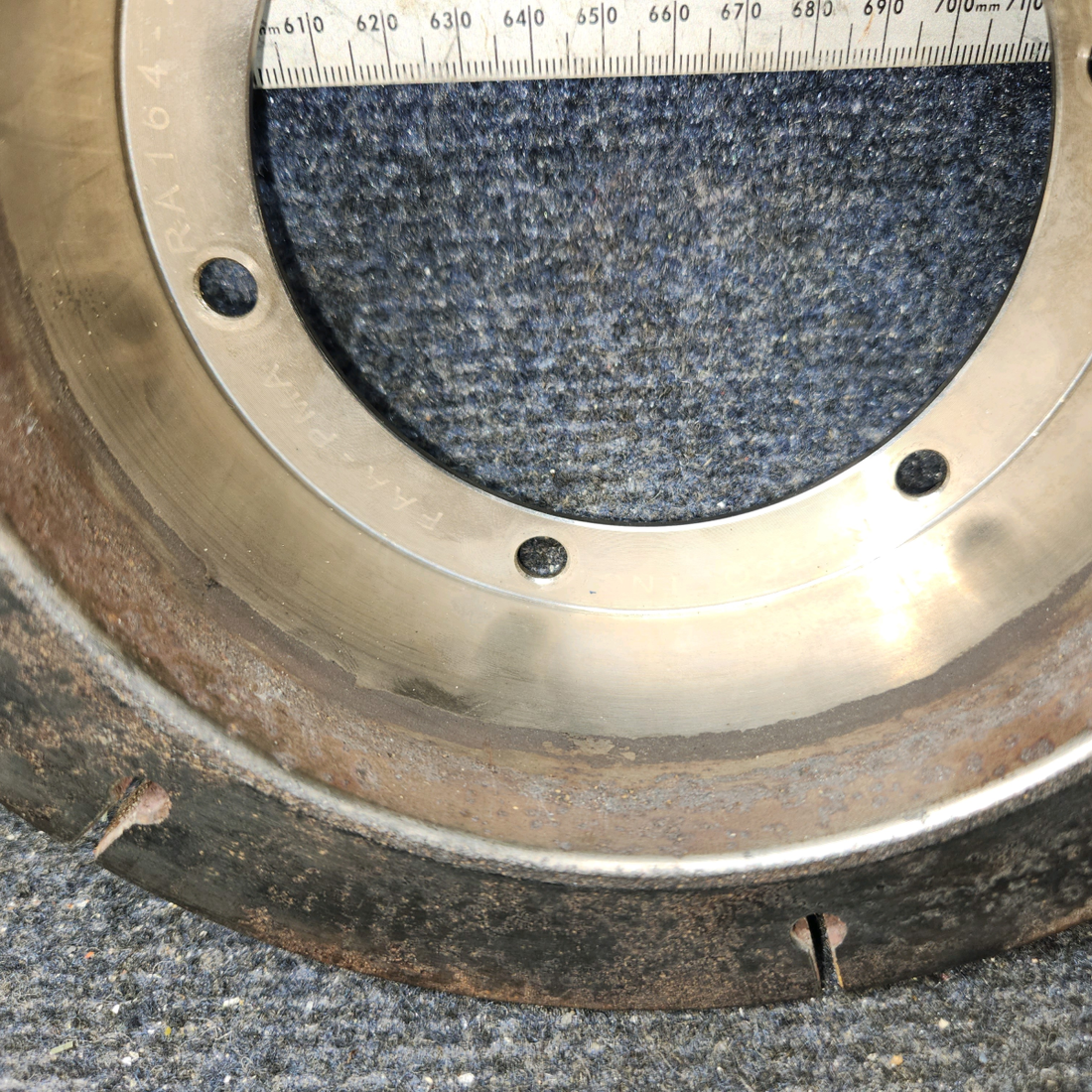 Used aircraft parts for sale, RA164-21600 Rapco Inc. Piper PA32RT-300 Slotted Brake Disc (0.428")