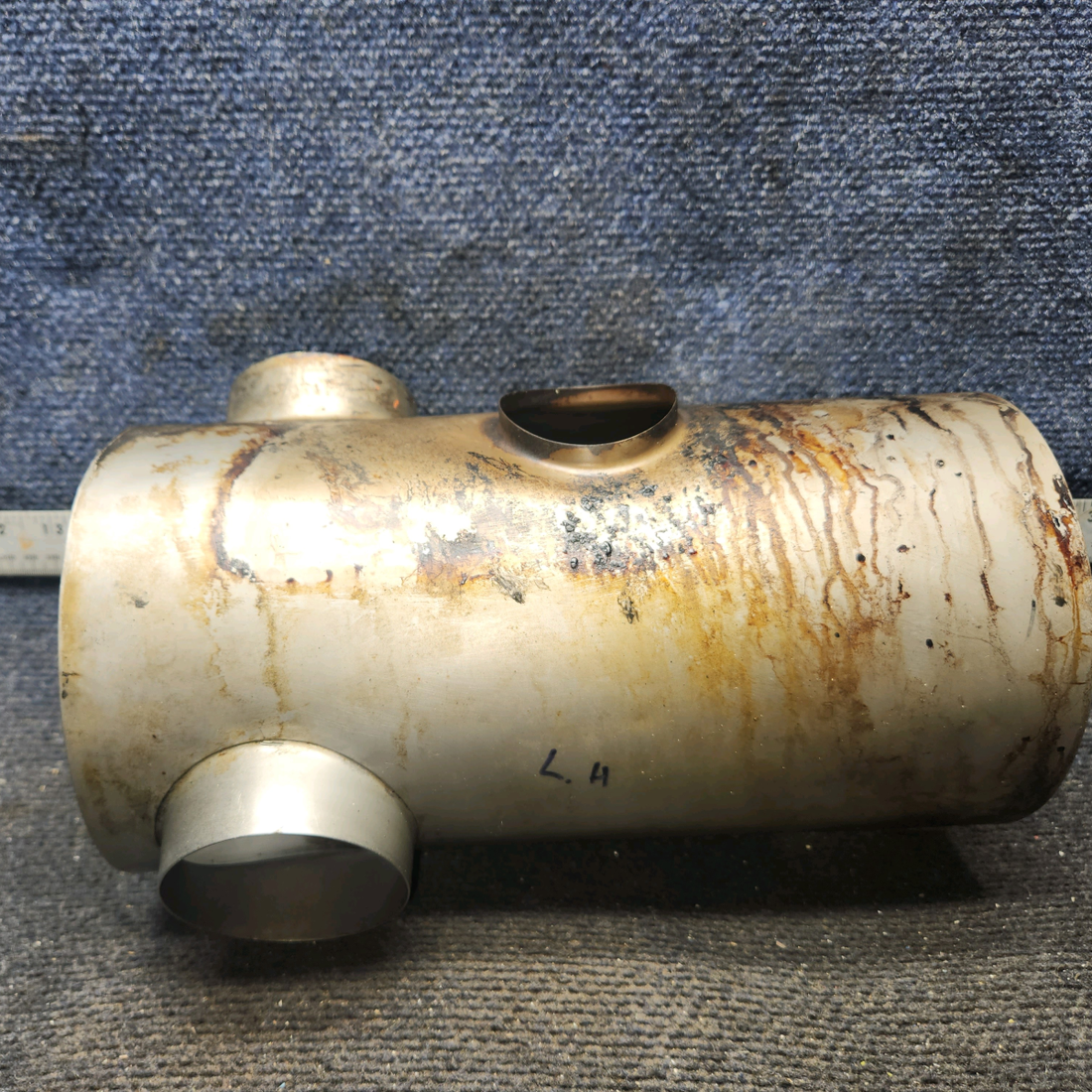 Used aircraft parts for sale, 0550176-37 Cessna 172E Shroud Assy Exhaust - LH