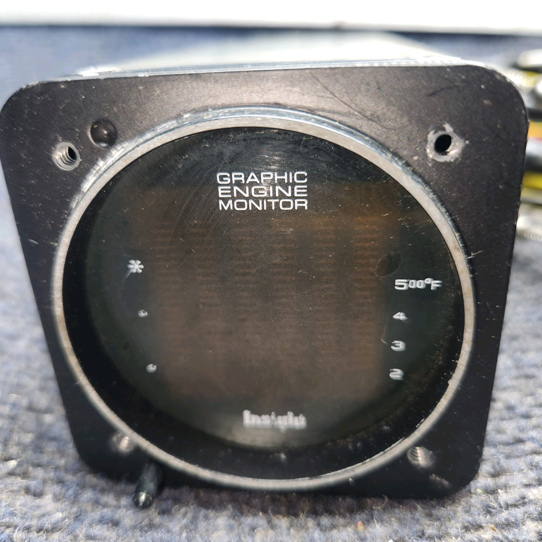 Used aircraft parts for sale, GEM-602-EGT-CHT Insight GEM 602 Beechcraft F35 Graphic Engine Monitor With CHT, EGT With Probes