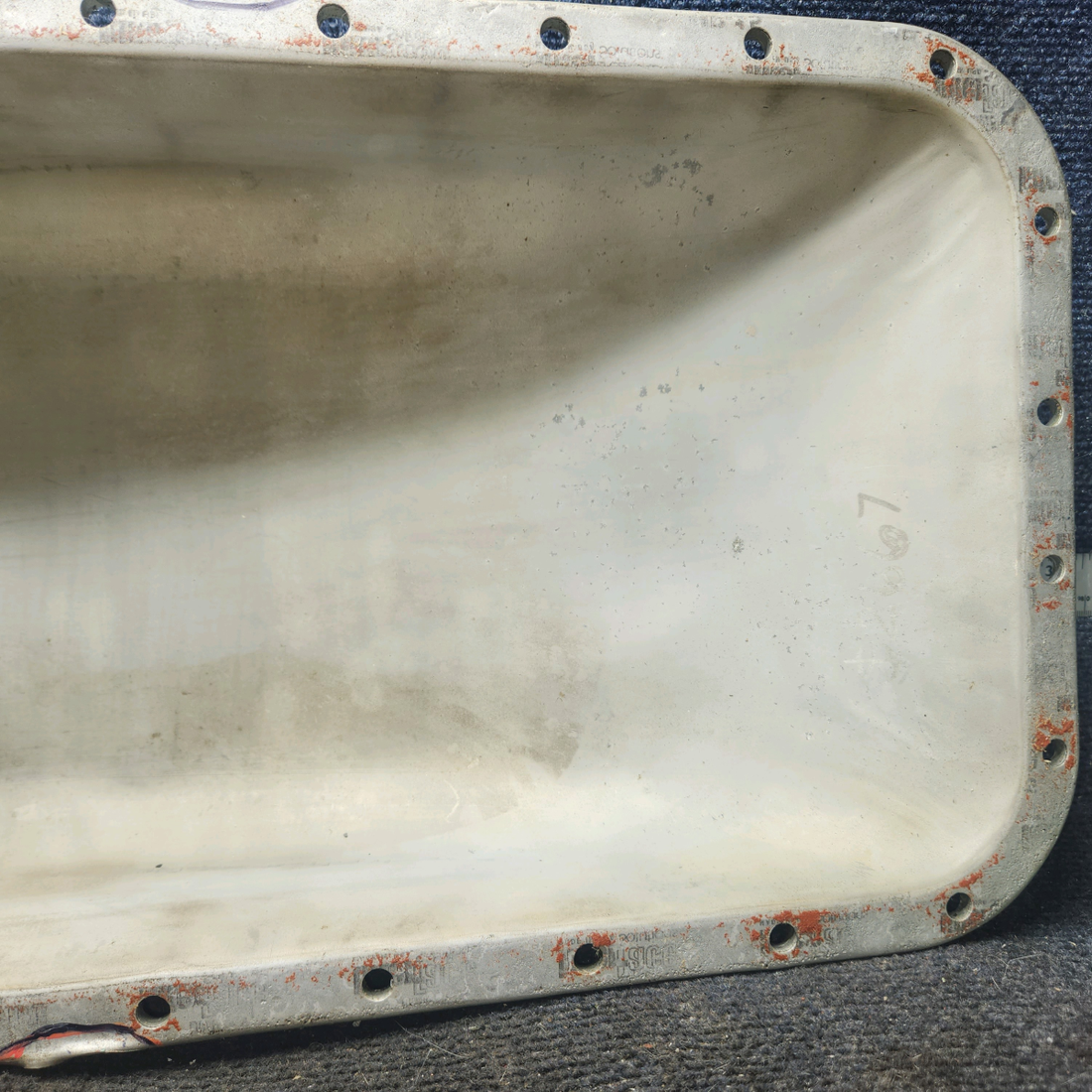 Used aircraft parts for sale, 539937 Continental O-470 Cessna 182G Sump Oil Assembly