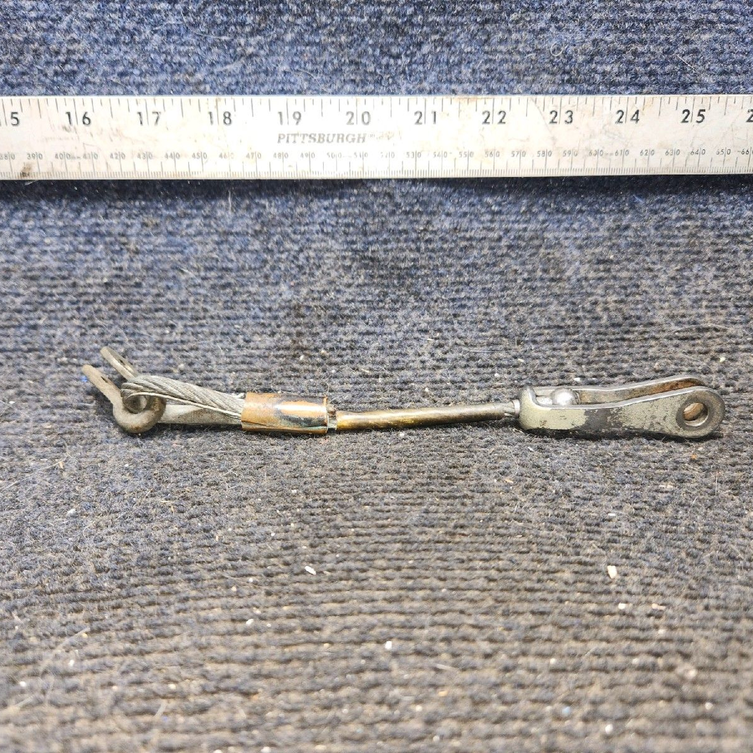 Used aircraft parts for sale, 96908-000 piper PA-28-181 Rear Seat Belt Attachment Cable