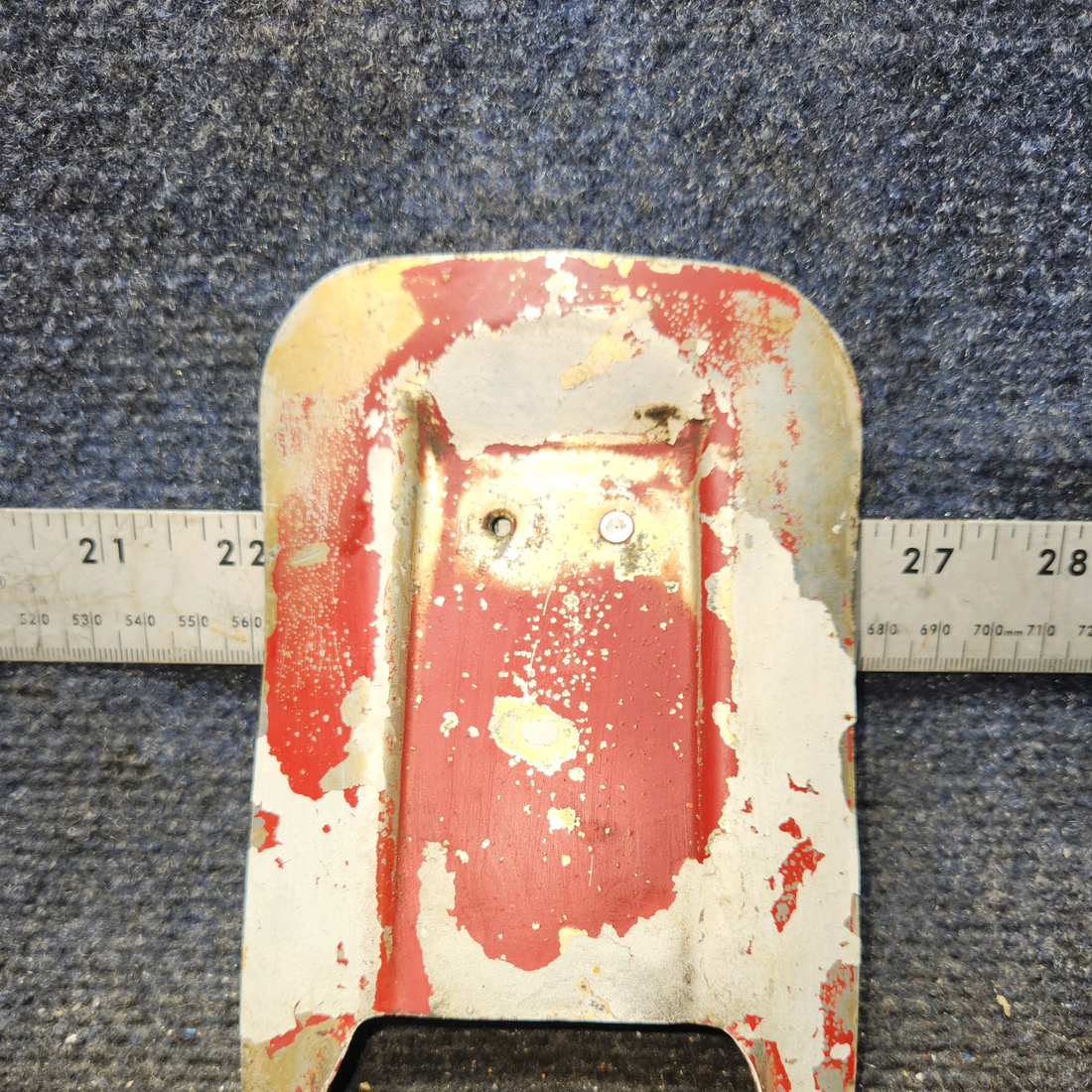 Used aircraft parts for sale, 1243616-1 Cessna 172F Nose Wheel Pant Cover Plate