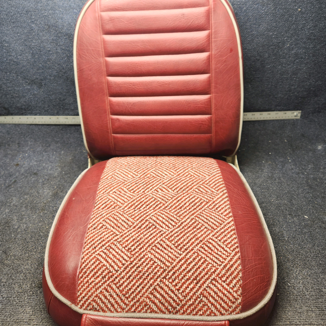 Used aircraft parts for sale, 65501-002, 65515-002 Piper PA28-140 Rear seat top and Bottom