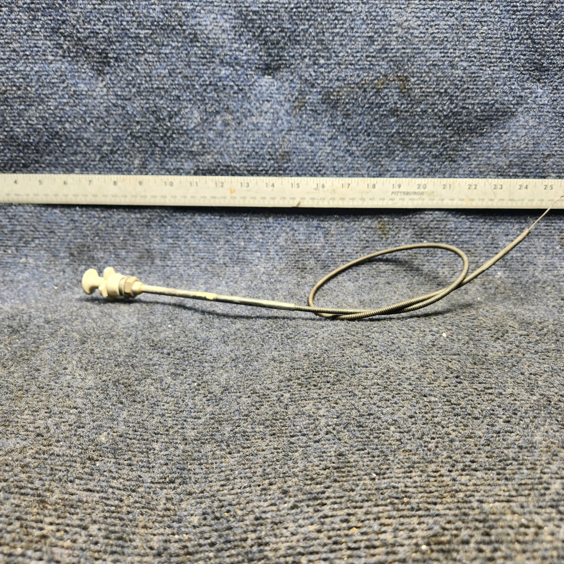 Used aircraft parts for sale, 169-380007-5 Beechcraft A23A Musketeer Custom III MIXTURE CONTROL CABLE