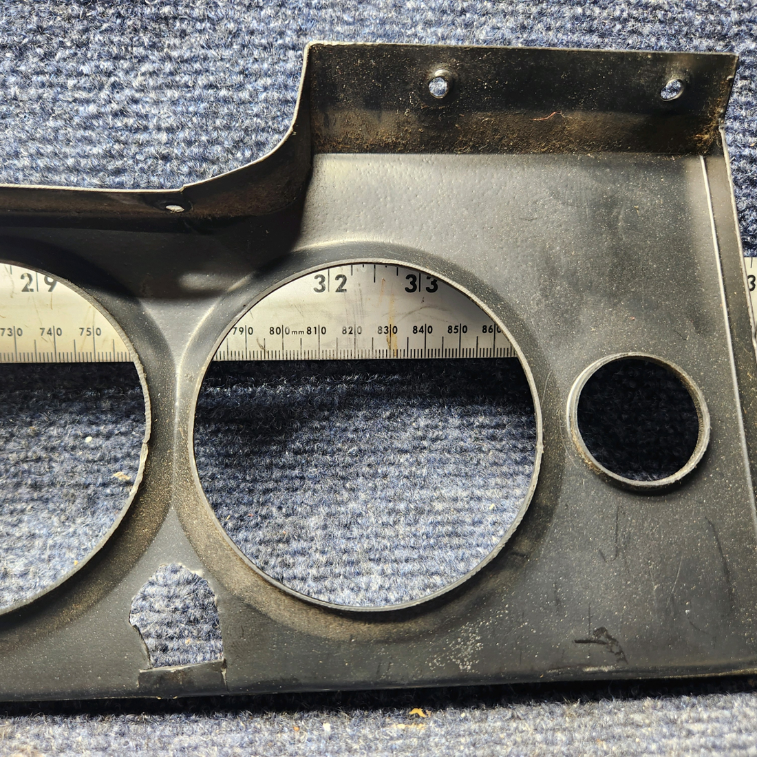 Used aircraft parts for sale, 66918-16 Piper PA28-140 Lower Left Instrument Panel Cover - LH