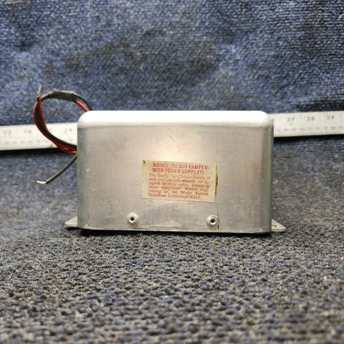 Used aircraft parts for sale, A413T2-14DF Whelen HD, T2 Strobe Light Power Supply 12V