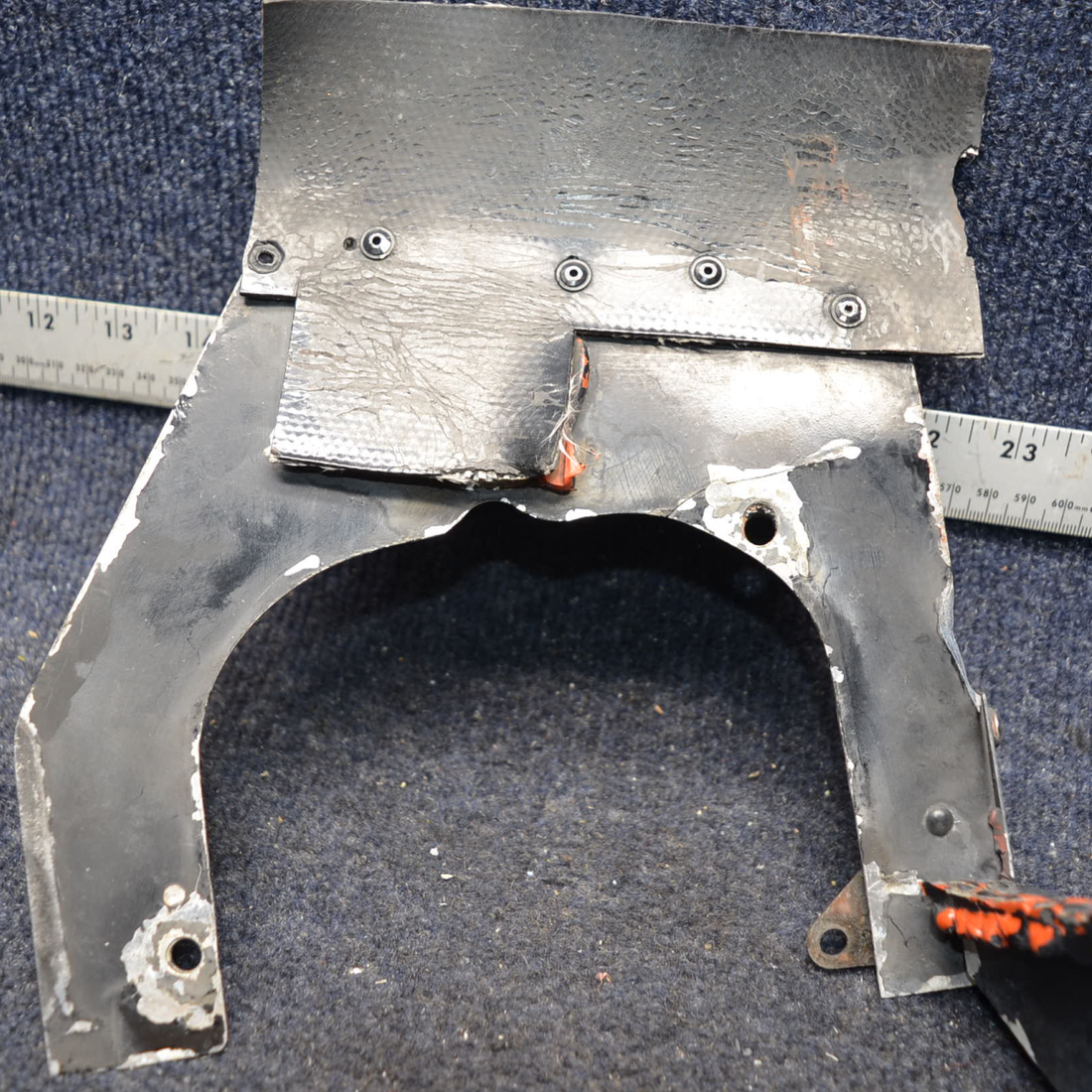 Used aircraft parts for sale, 2455044-1 Cessna 172RG FRONT LEFT BAFFLE ASSY