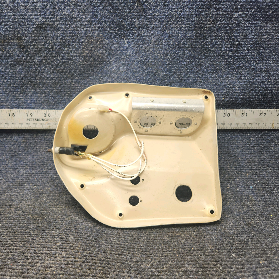Used aircraft parts for sale, 96-364060-7 BEECHCRAFT 95-55B Ignition Panel Escutcheon Plate