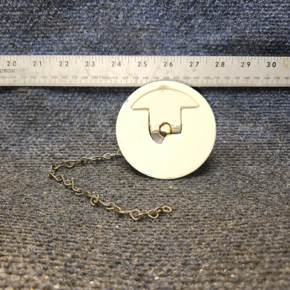 Used aircraft parts for sale, 416-25 Shaw Aero BEECHCRAFT F35 Fuel Cap And Chain Assy