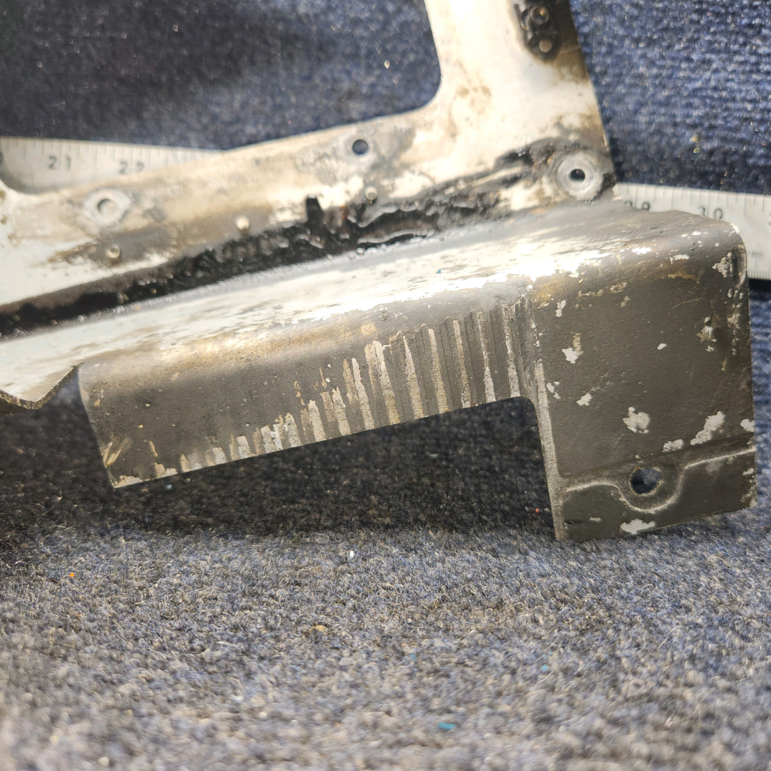 Used aircraft parts for sale, 63610-000 Lycoming O-320 Piper PA28-140 Front Baffle - LH