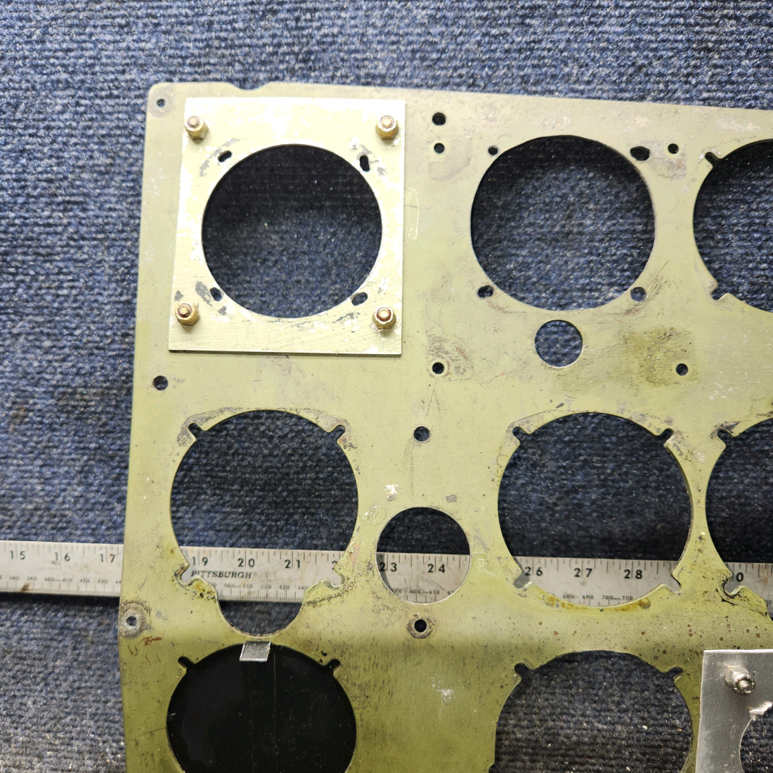 Used aircraft parts for sale, 0513133-2 Cessna C175 Shock Mount Instrument Panel