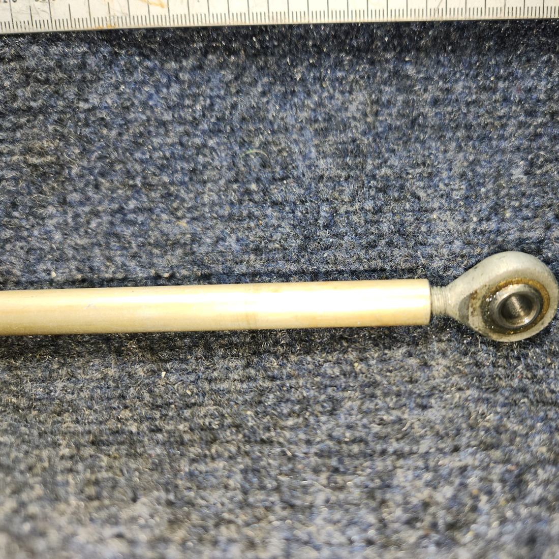 Used aircraft parts for sale, 169-524013-37 Beechcraft A24R Rudder Pedal Control Rod Interconnect FWD "PRICE PER EACH"